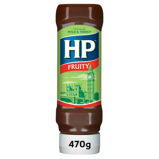 HP Fruity Brown Sauce Top Down 470g — image 1
