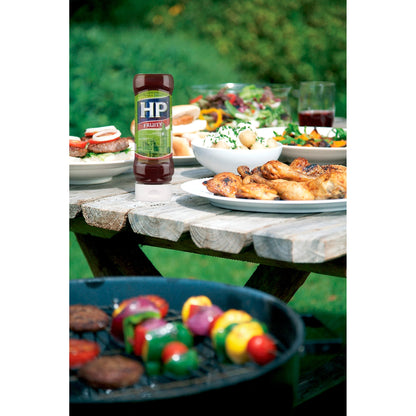 HP Fruity Brown Sauce Top Down 470g — image 3