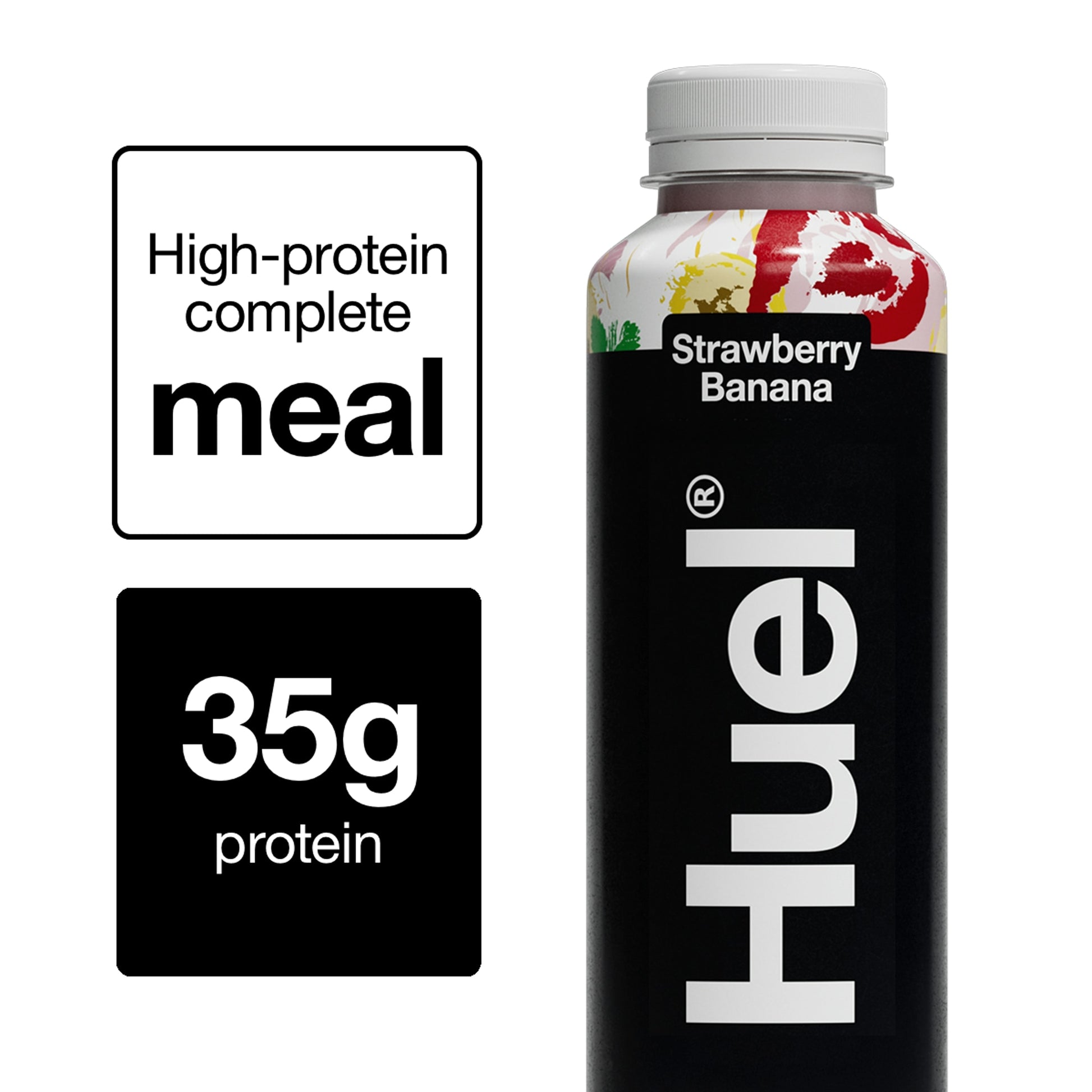 Huel Black Edition Ready to Drink Strawberry & Banana 500ml — image 1