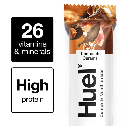 Huel Chocolate Caramel Flavour Complete Nutrition Bar 55g — image 1