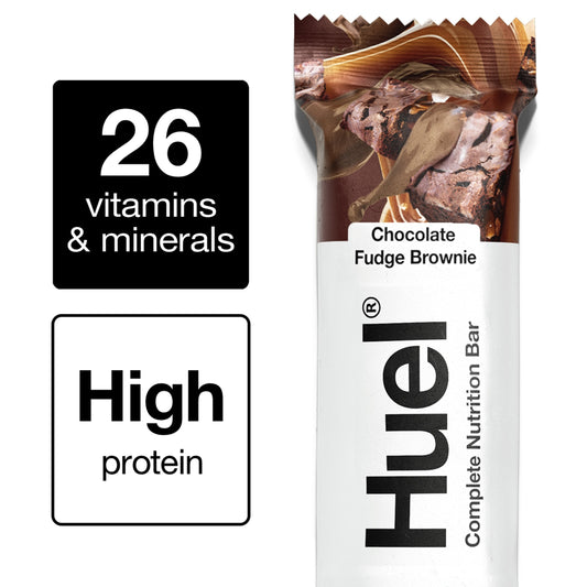 Huel Chocolate Fudge Brownie Flavour Complete Nutrition Bar 55g — image 1
