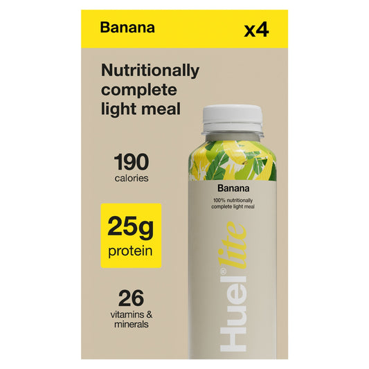 Huel Lite Ready-to-Drink Complete Meal - Banana 4 x 500ml — image 1