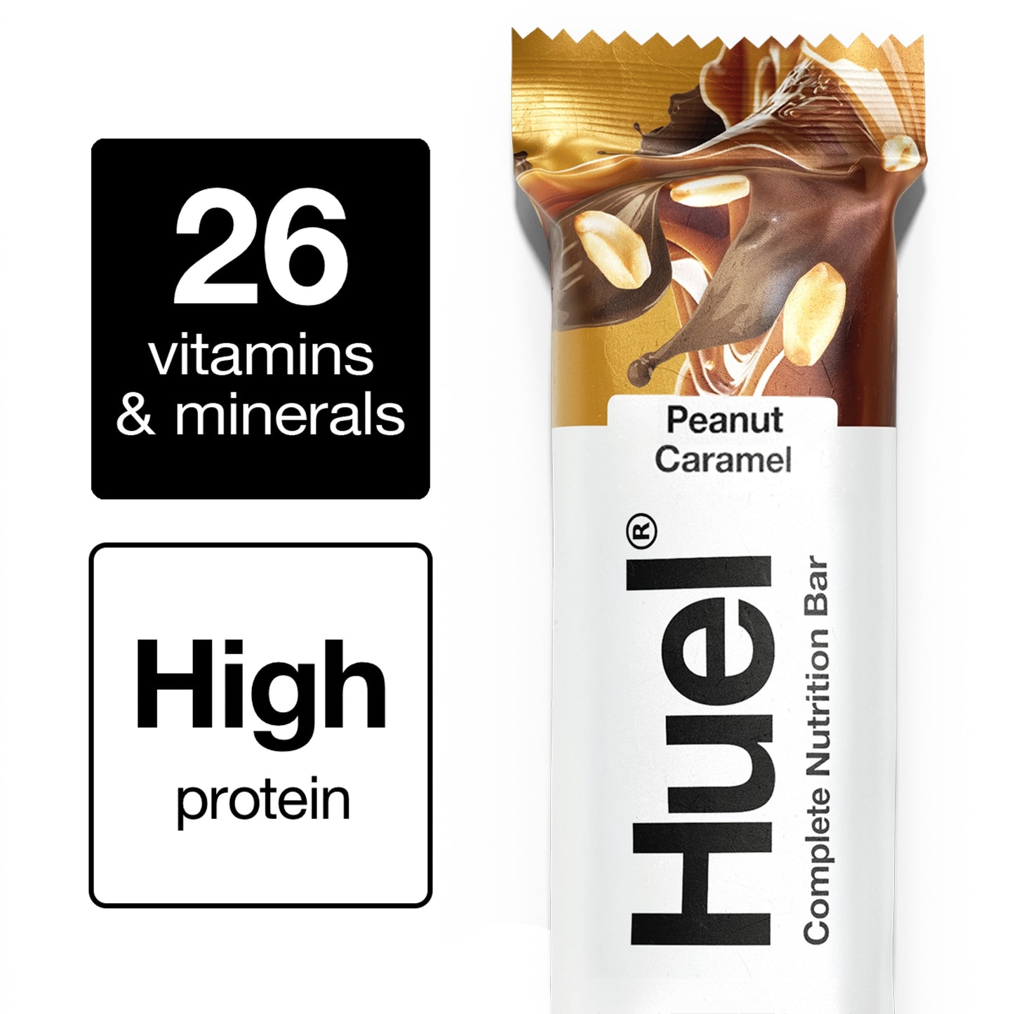 Huel Peanut Caramel Complete Nutrition Bar 55g — image 1