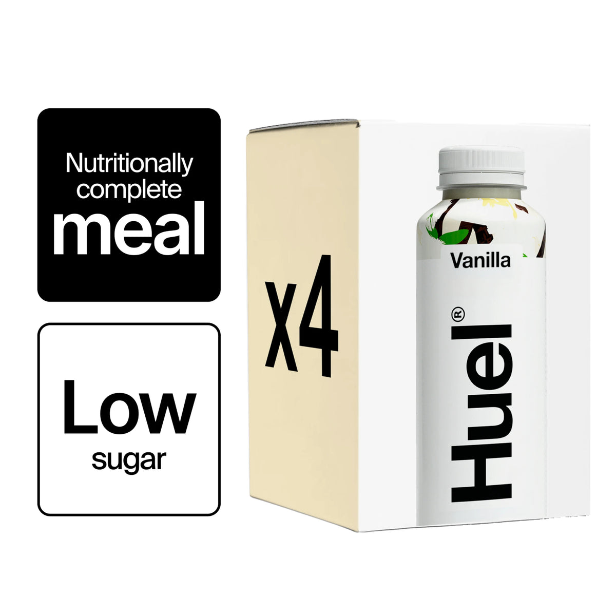Huel Ready-to-Drink Complete Meal - Vanilla 4 x 500ml — image 1