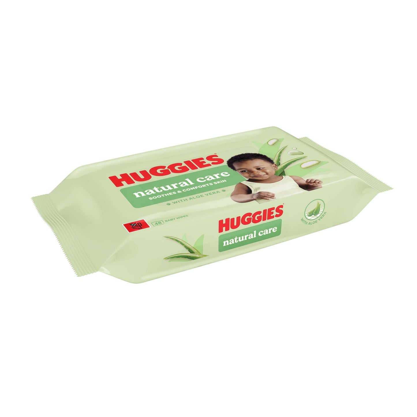 Huggies Natural Care 0% Plastic Baby Wipes 1x48 Wipes — image 2