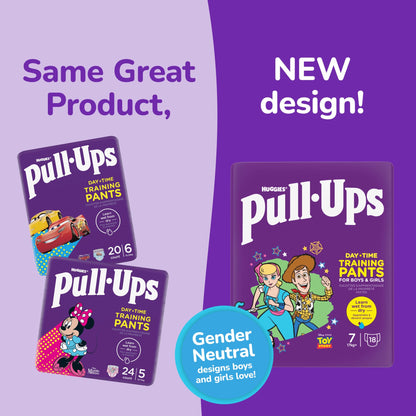 Huggies Pull Ups Training Nappy Pants Size 7 x18 — image 3