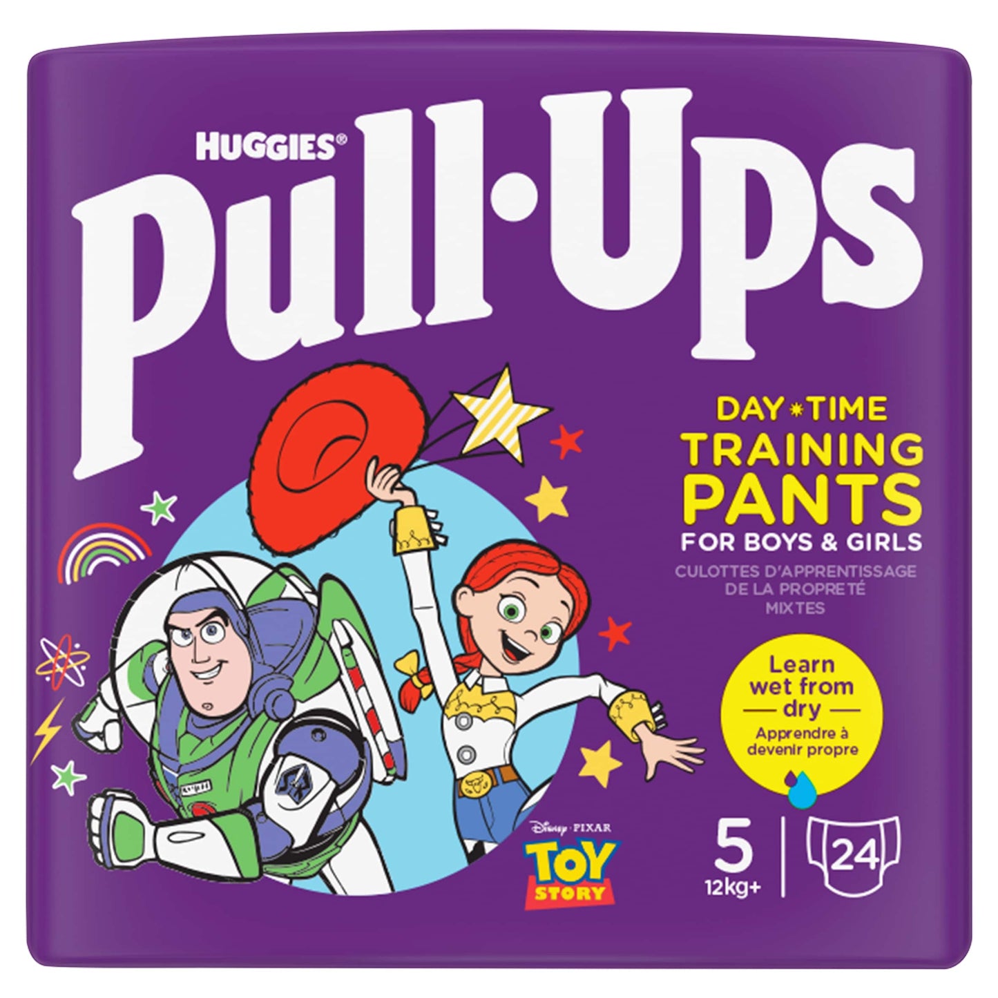 Huggies Pull Ups Training Nappy Pants Unisex Day 1.5-3Yr Size5 x24 — image 1