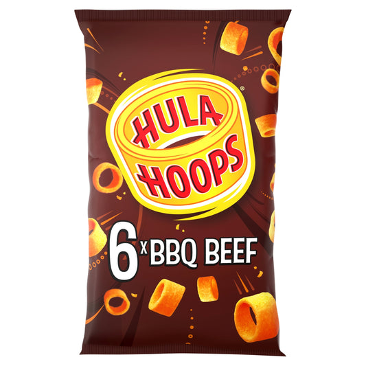 Hula Hoops BBQ Beef Multipack Crisps 6x24g — image 1