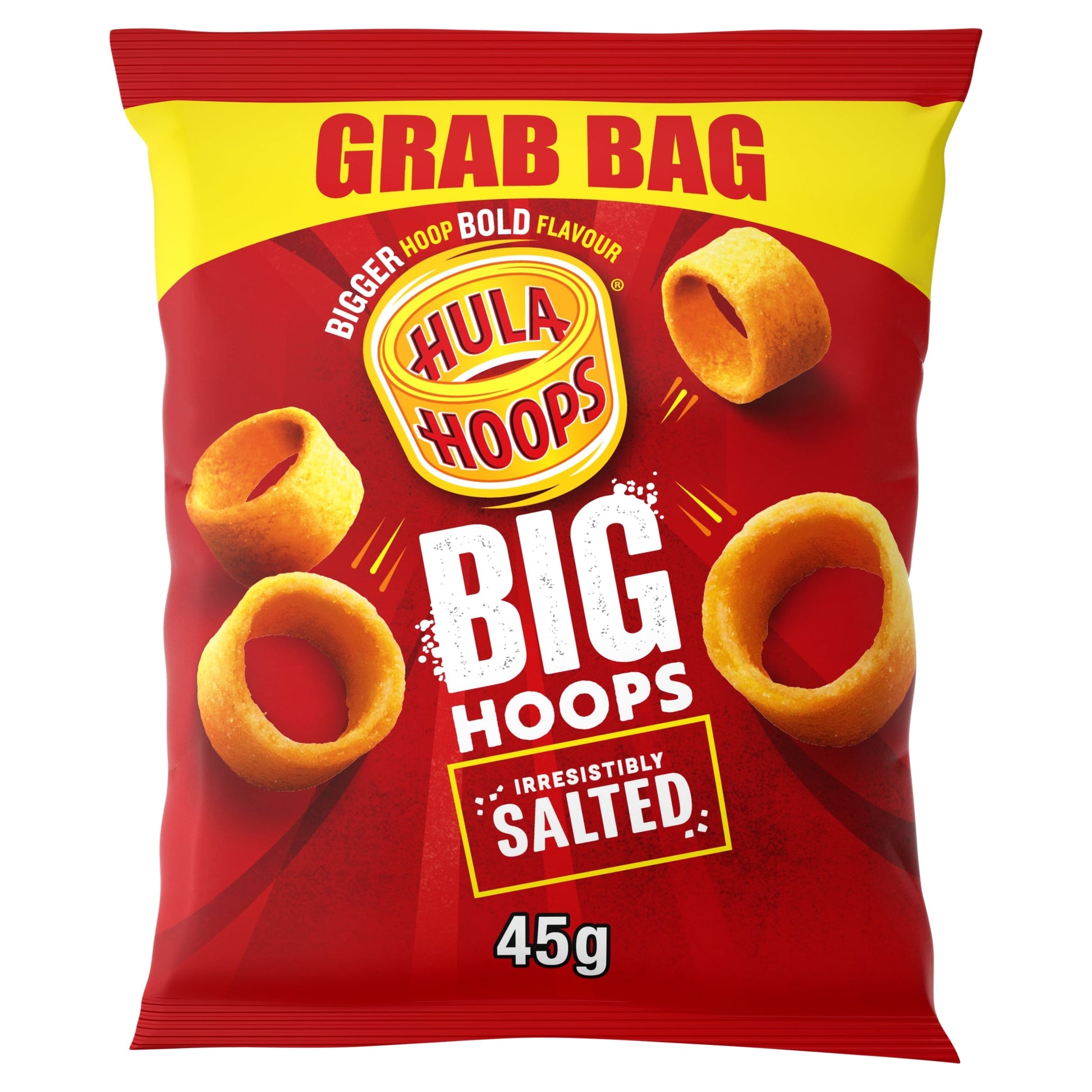 Hula Hoops Big Hoops Salted Grab Bag 45G — image 1