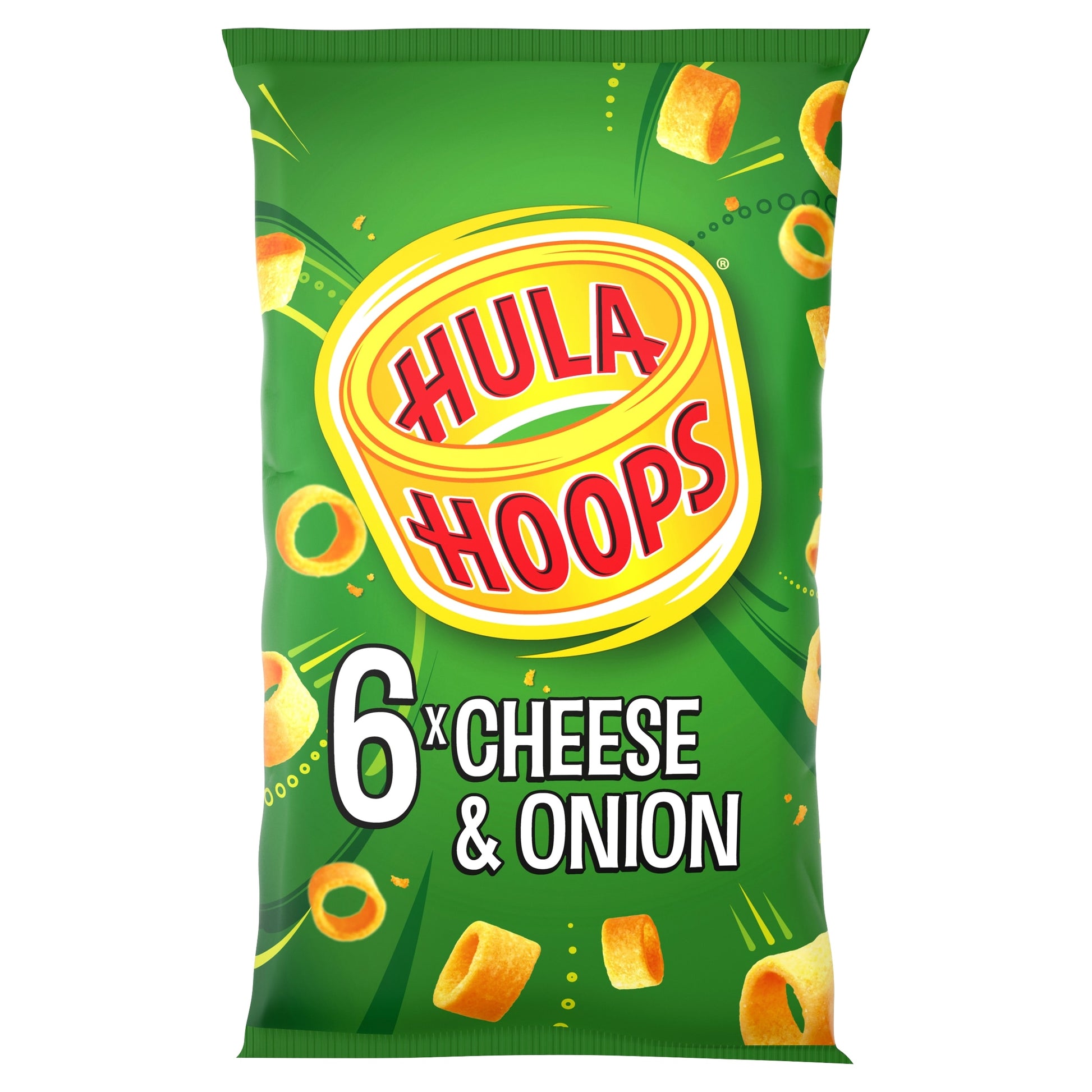 Hula Hoops Cheese & Onion Multipack Crisps 6x24g — image 1