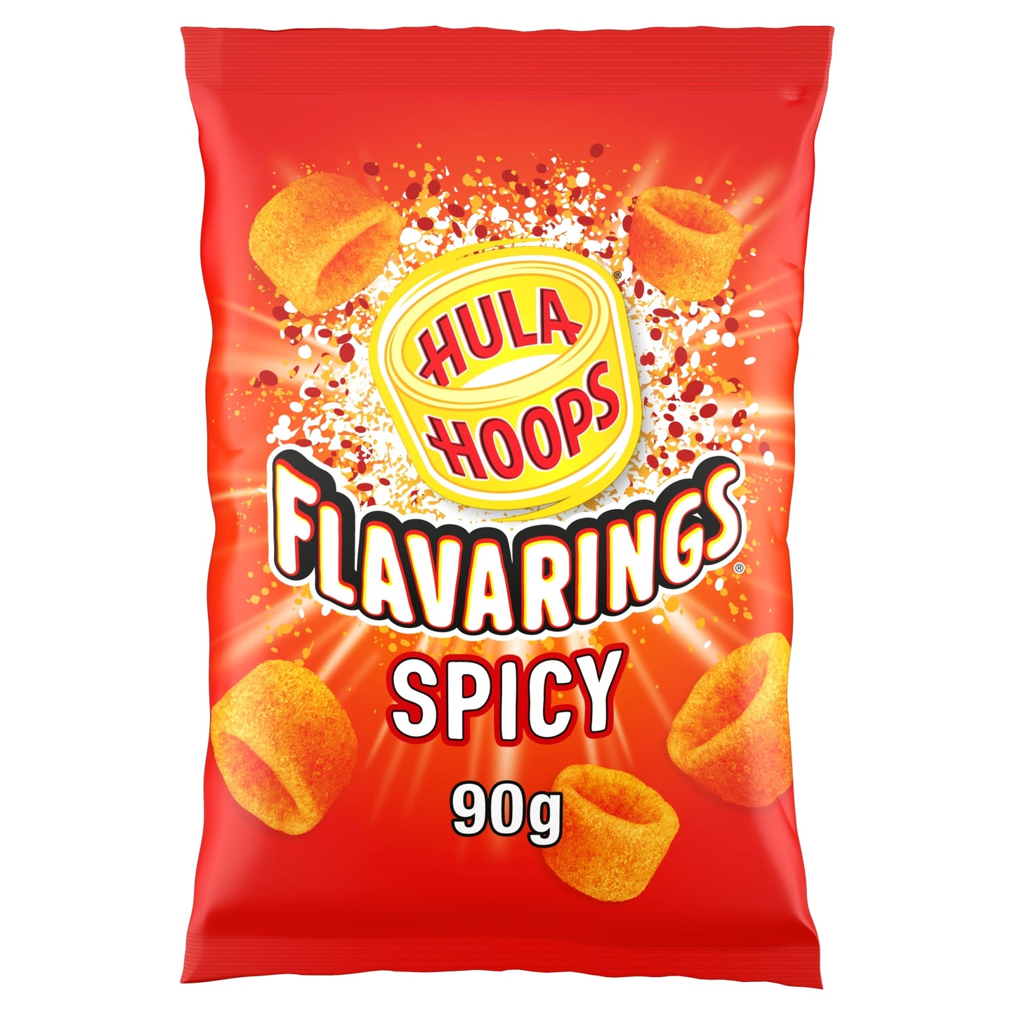 Hula Hoops Flavarings Spicy Sharing Crisps 90g — image 1