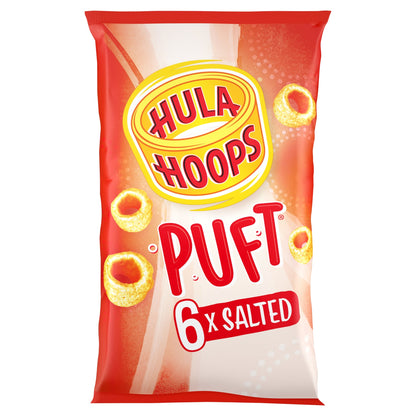 Hula Hoops Puft Salted Multipack Crisps 6x15g — image 1