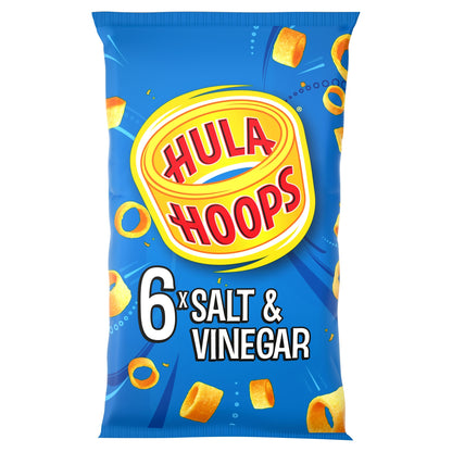 Hula Hoops Salt & Vinegar Multipack Crisps 6x24g — image 1
