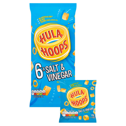 Hula Hoops Salt & Vinegar Multipack Crisps 6x24g — image 2