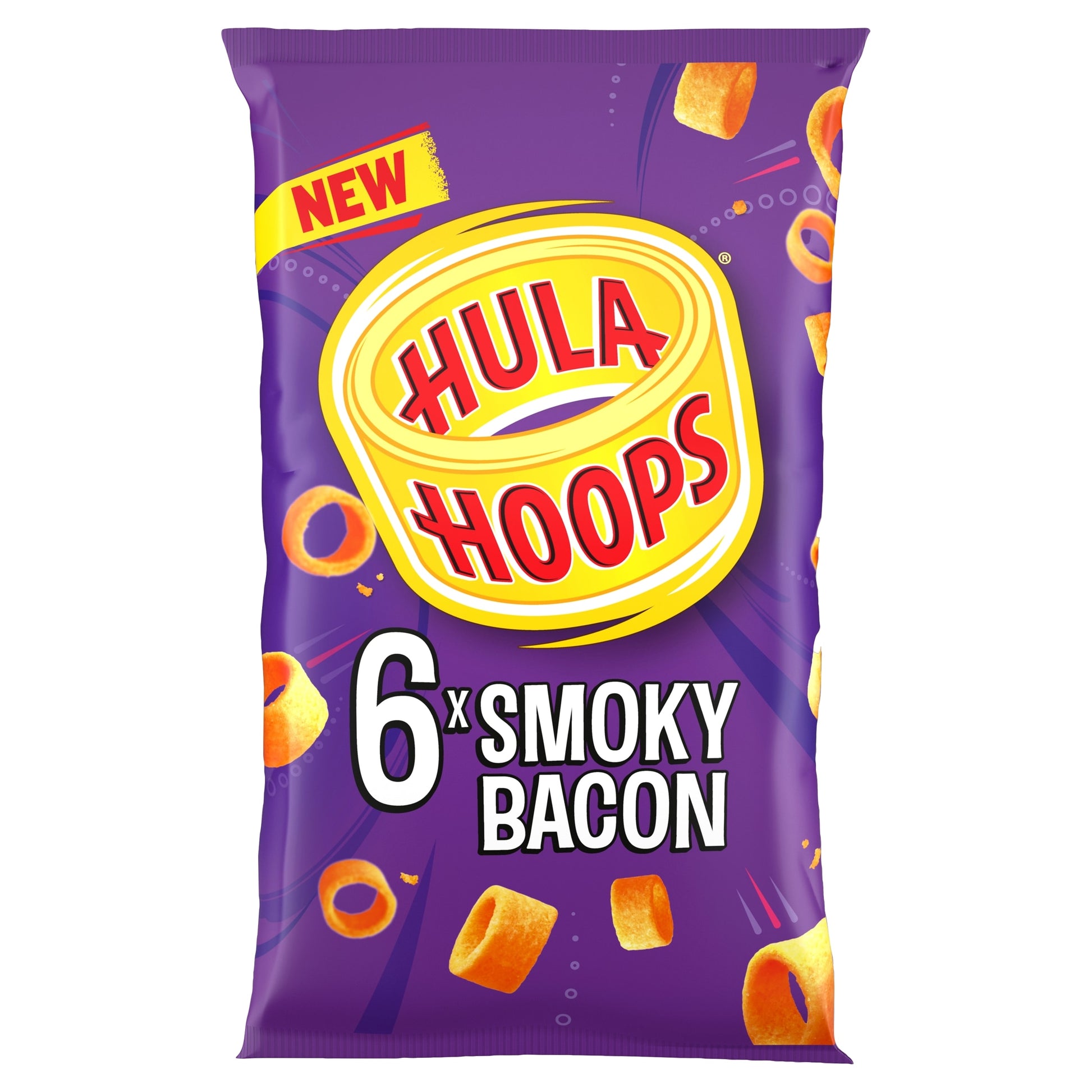Hula Hoops Smoky Bacon Multipack Crisps 6x24g — image 1