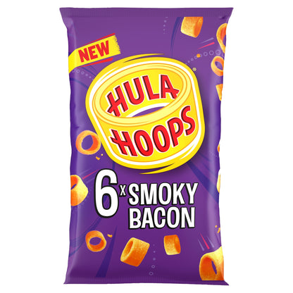 Hula Hoops Smoky Bacon Multipack Crisps 6x24g — image 1