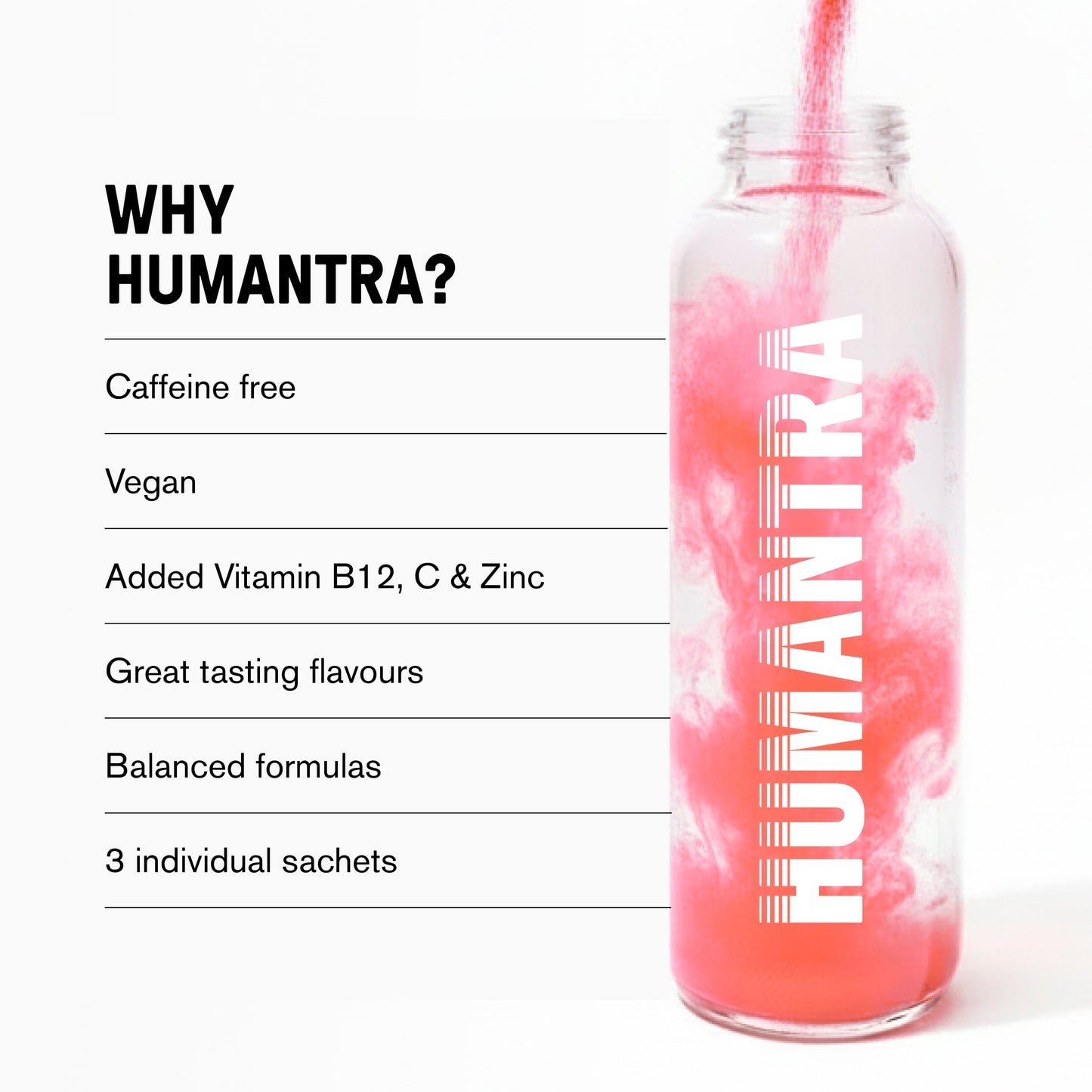 Humantra Berry Pomegranate Zero Sugar Electrolyte Drink 3 x 3.6g Sachets — image 3