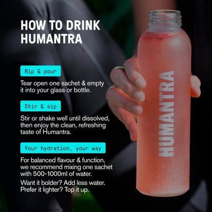 Humantra Berry Pomegranate Zero Sugar Electrolyte Drink 3 x 3.6g Sachets — image 5