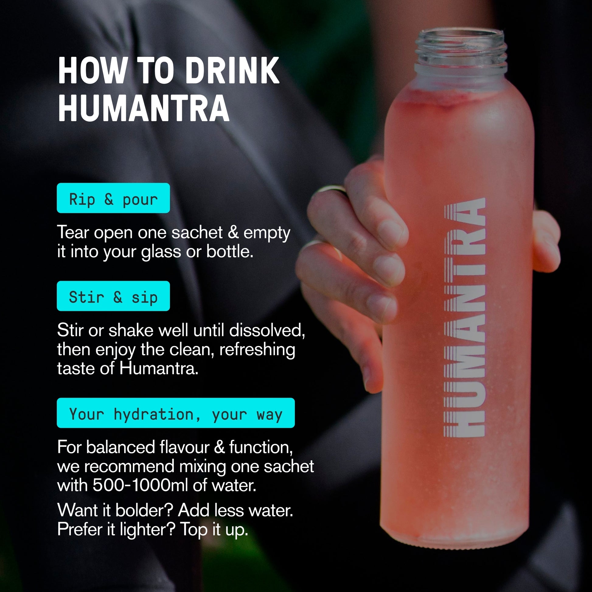 Humantra Berry Pomegranate Zero Sugar Electrolyte Drink 6 x 3.6g Sachets — image 5