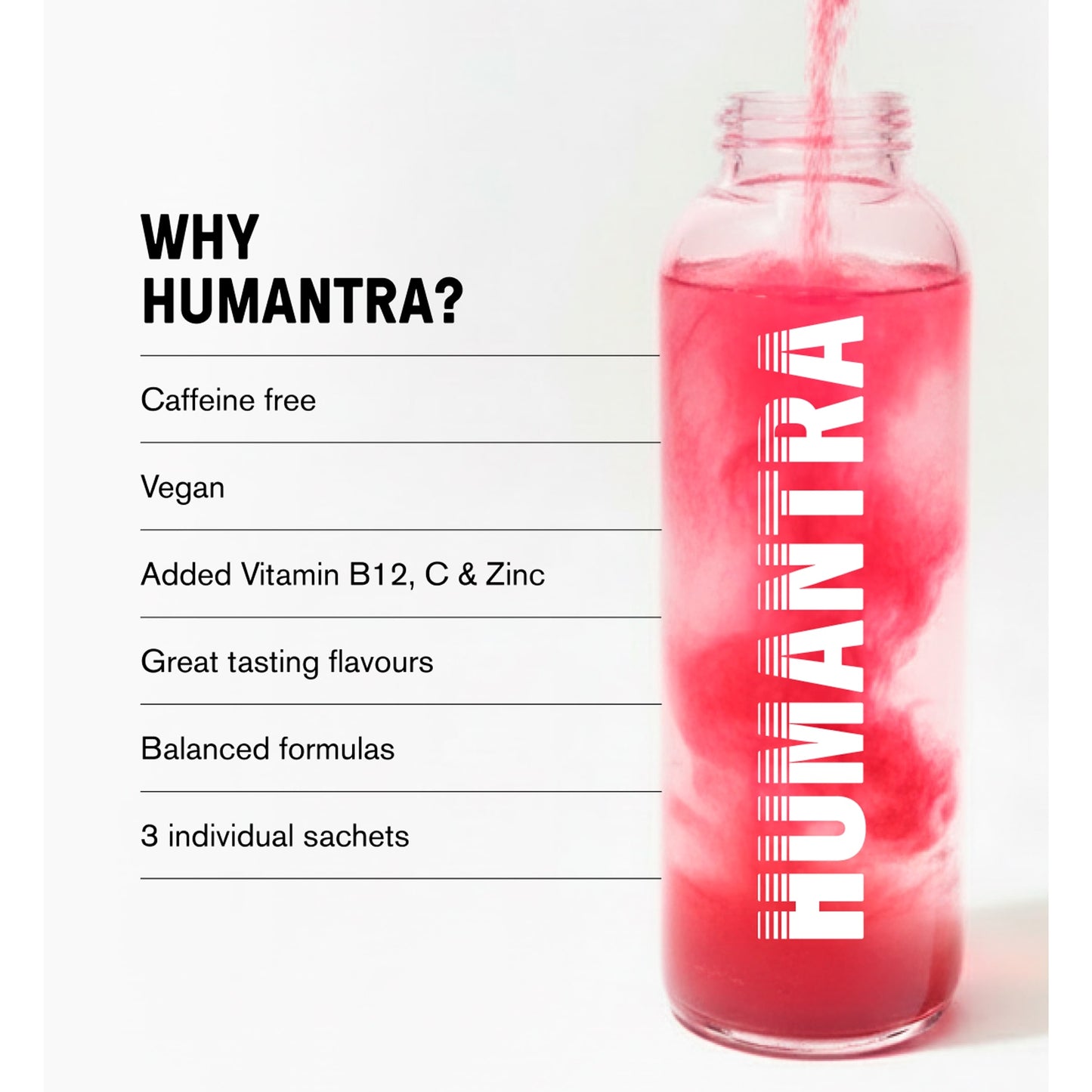 Humantra Black Cherry Zero Sugar Electrolyte Drink 3 x 3.9g Sachets — image 3