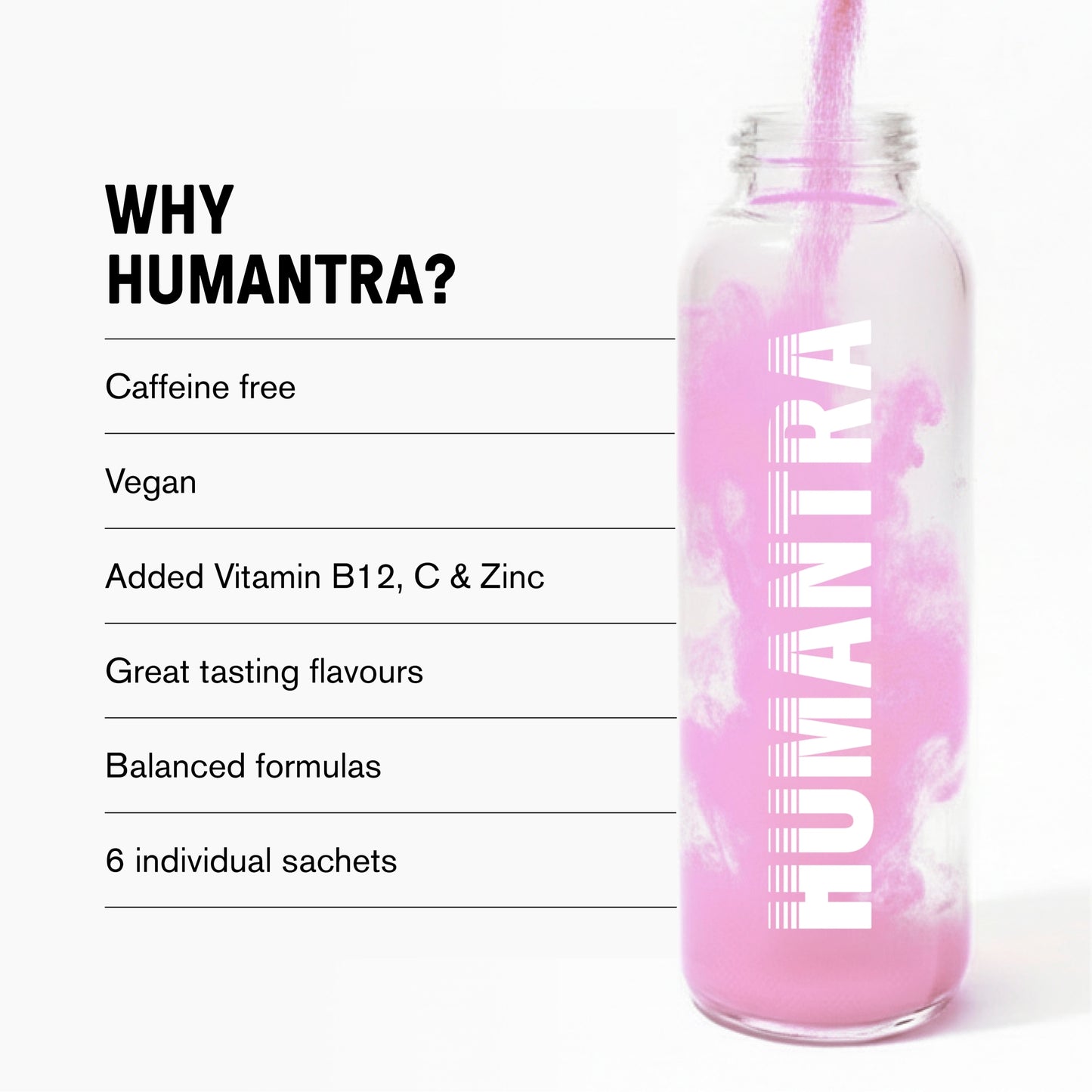 Humantra Lychee Zero Sugar Electrolyte Drink 6 x 3.9g Sachets — image 3