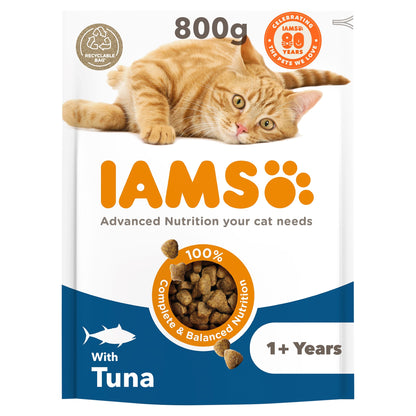IAMS Adult Dry Cat Food Tuna 800g — image 1