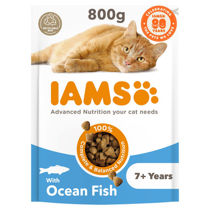 Iams Cat Food Senior With Ocean Fish 800G — image 1