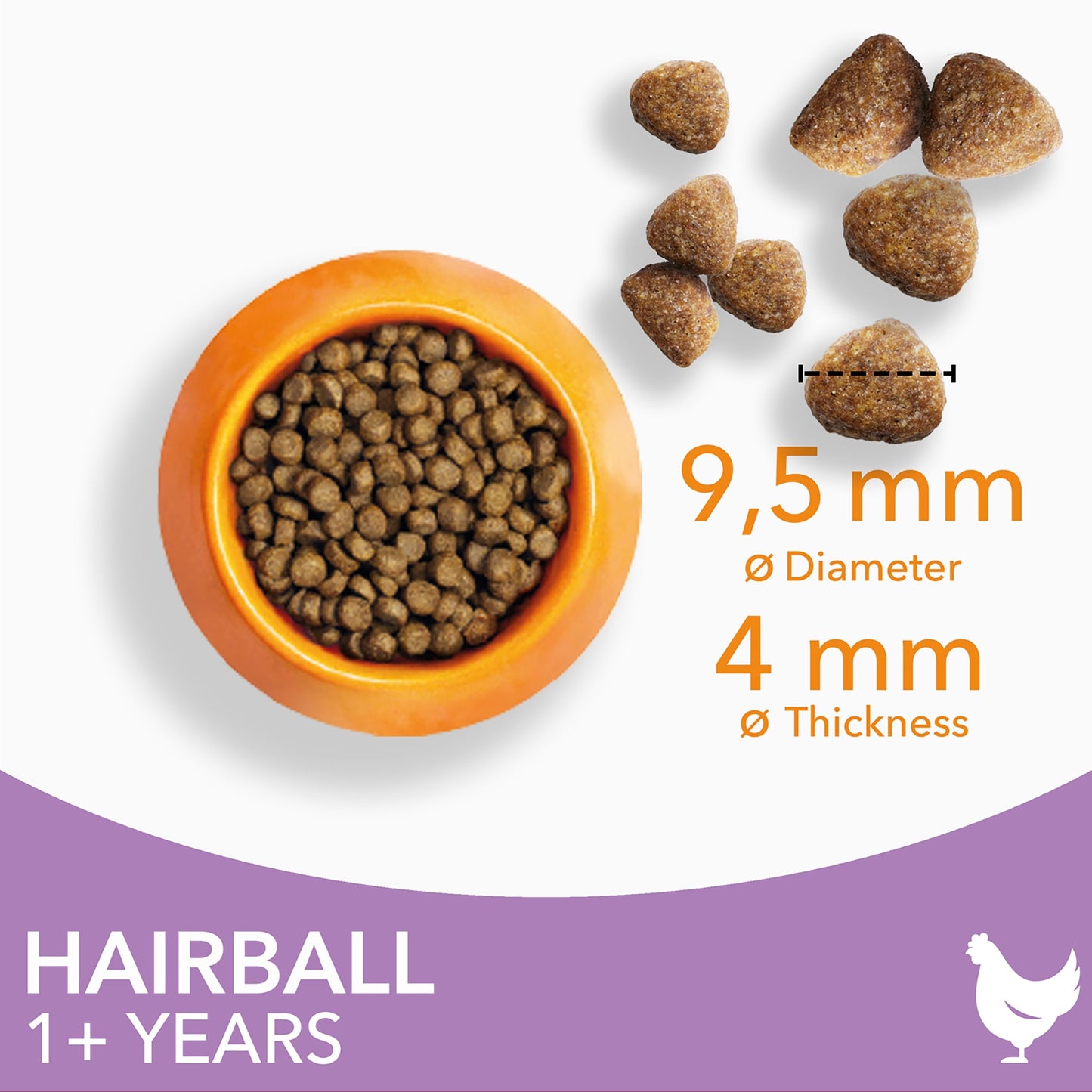 IAMS Hairball Dry Cat Food Chicken 800g — image 3