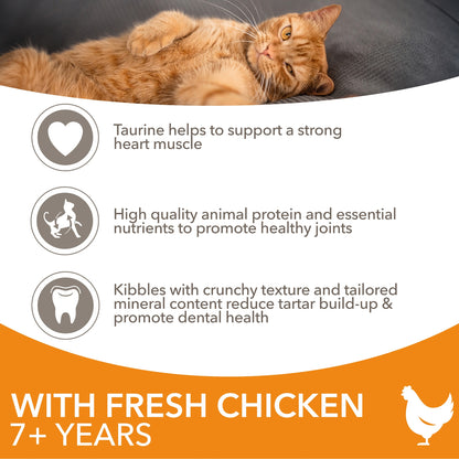Iams Senior Cat Food with Fresh Chicken 2kg — image 2