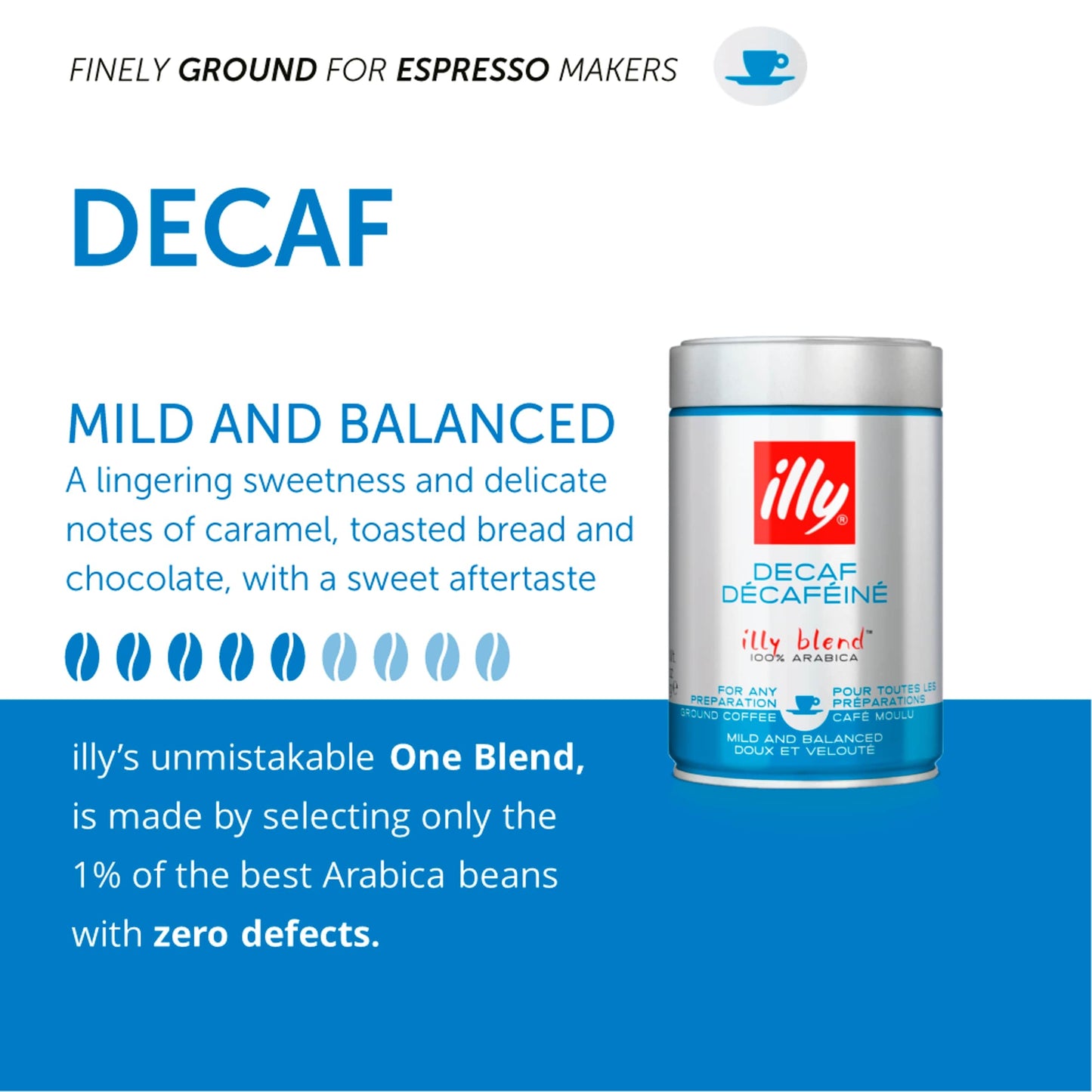 Illy Decaf Ground Coffee 250g — image 3