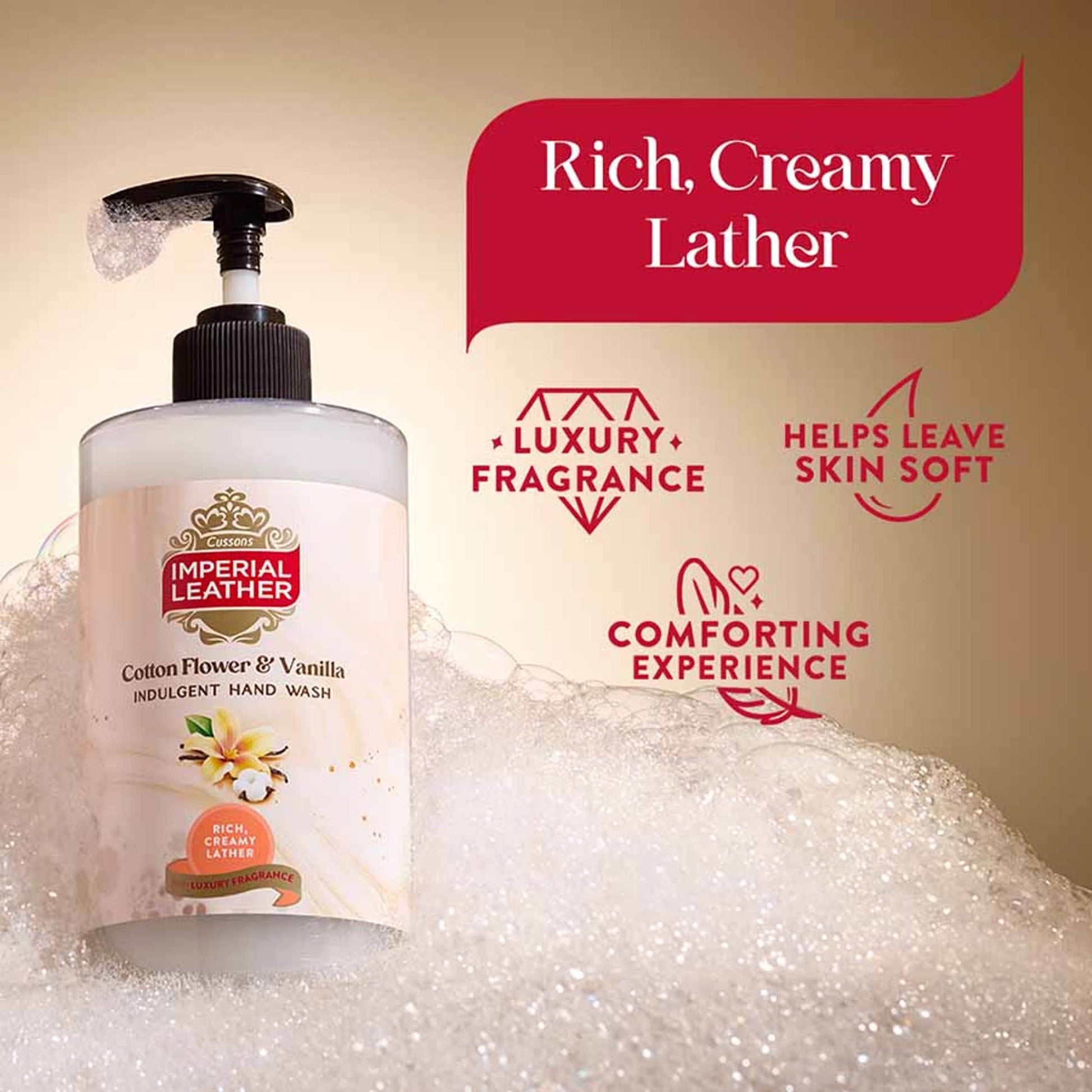 Imperial Leather Moisting Flower & Vanilla Wash 500Ml — image 3