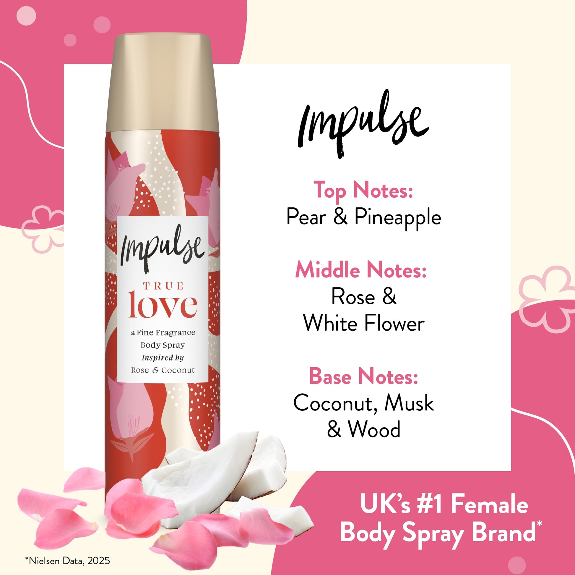 Impulse True Love Body Spray Deodorant 75Ml — image 3