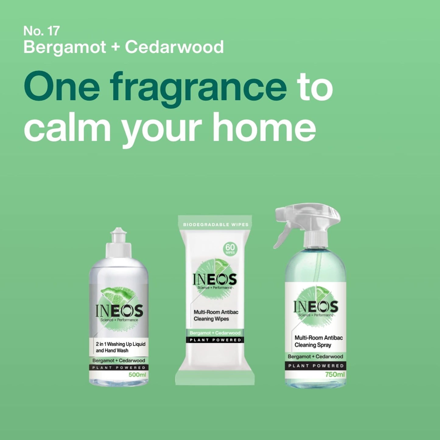 INEOS Antibac Multi-Room Spray Bergamot + Cedarwood 750ml — image 3