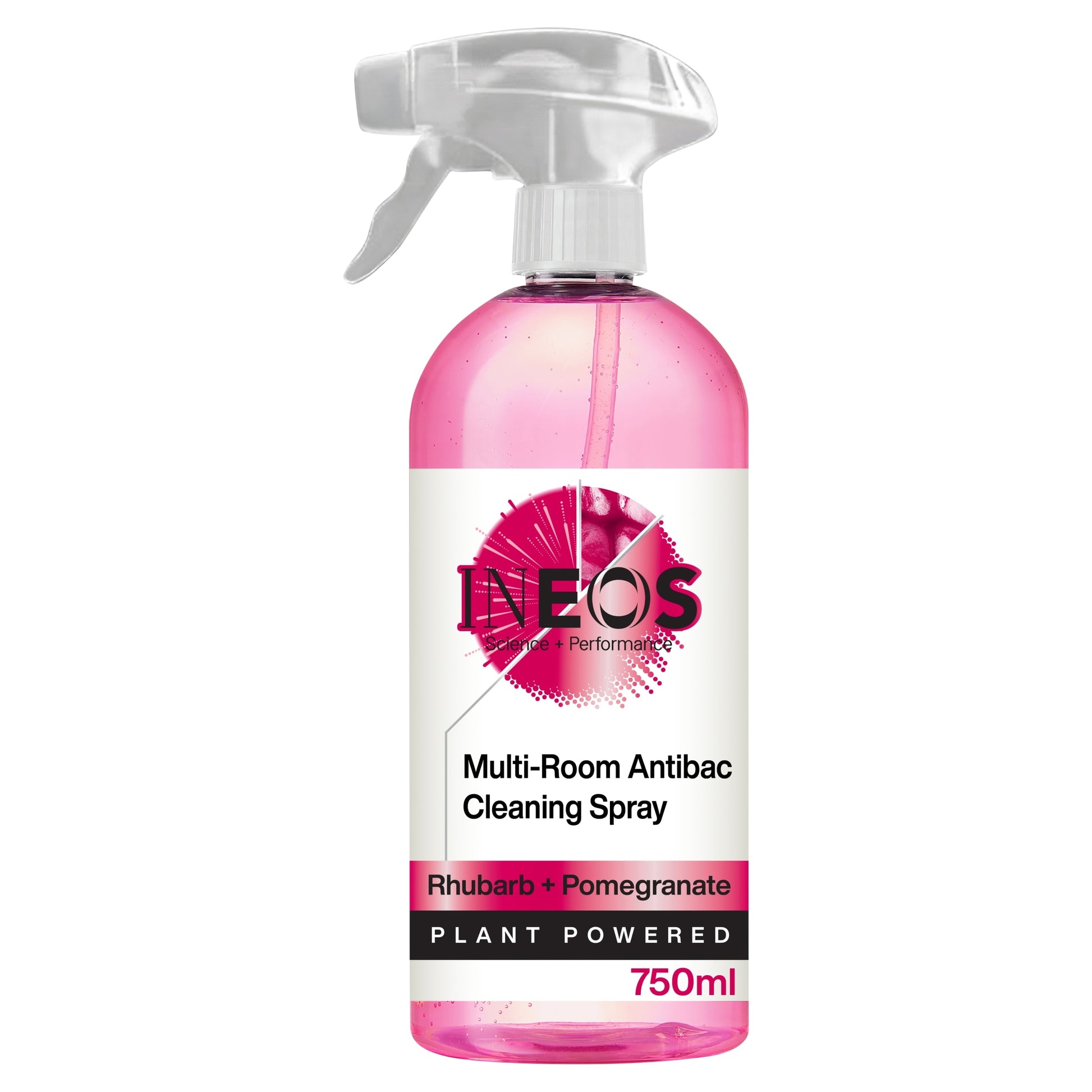 Ineos Multi-Room Antibac Cleaning Spray - Rhubarb & Pomegranate 750ml — image 1