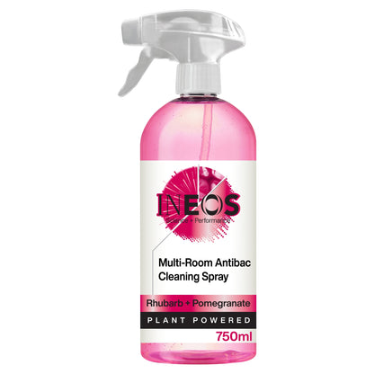 Ineos Multi-Room Antibac Cleaning Spray - Rhubarb & Pomegranate 750ml — image 1