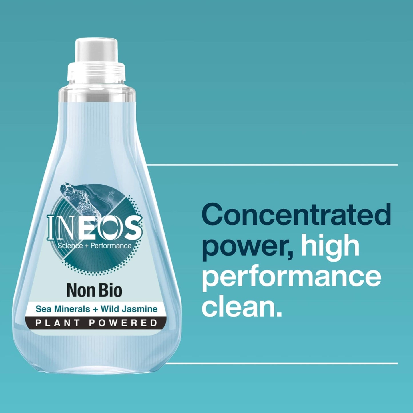INEOS Non Bio Concentrated Laundry Liquid Detergent Sea Minerals + Wild Jasmine 34 Washes 1040ml — image 2