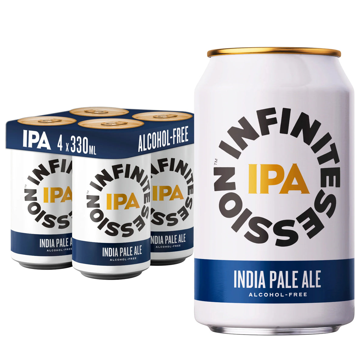 Infinite Session IPA Alcohol Free Beer 4x330ml — image 1