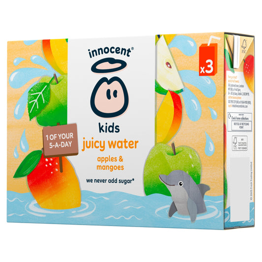 innocent Kids Juicy Water Apple and Mango 3 x 200ml — image 1