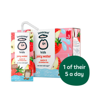 innocent Kids Juicy Water Apple and Strawberry 3 x 200ml — image 2