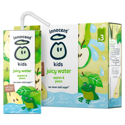 Innocent Kids Juicy Water Apples & Pears 3 X 200ml