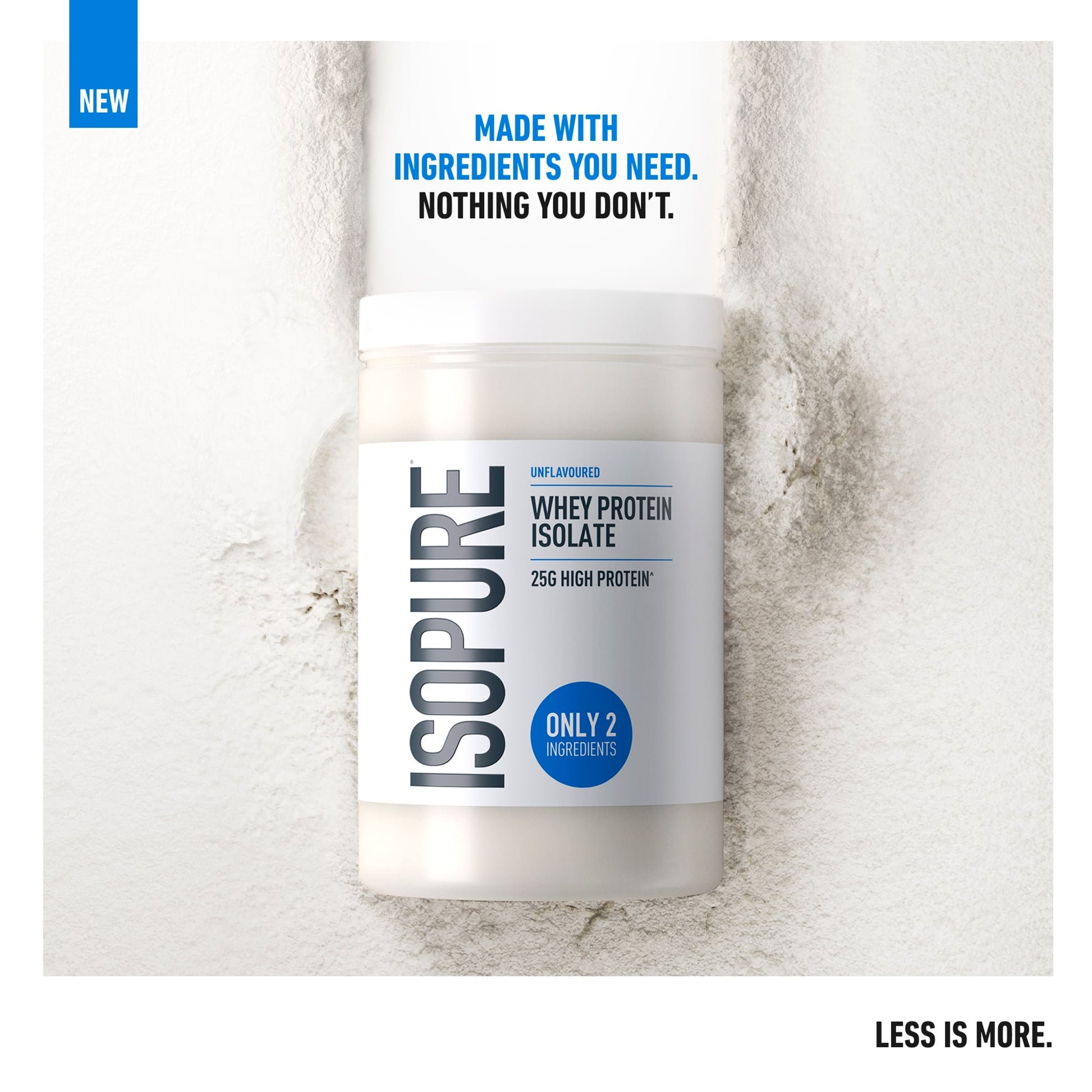 Isopure Whey Protein Isolate Unflavoured 435g — image 2