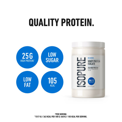 Isopure Whey Protein Isolate Unflavoured 435g — image 4