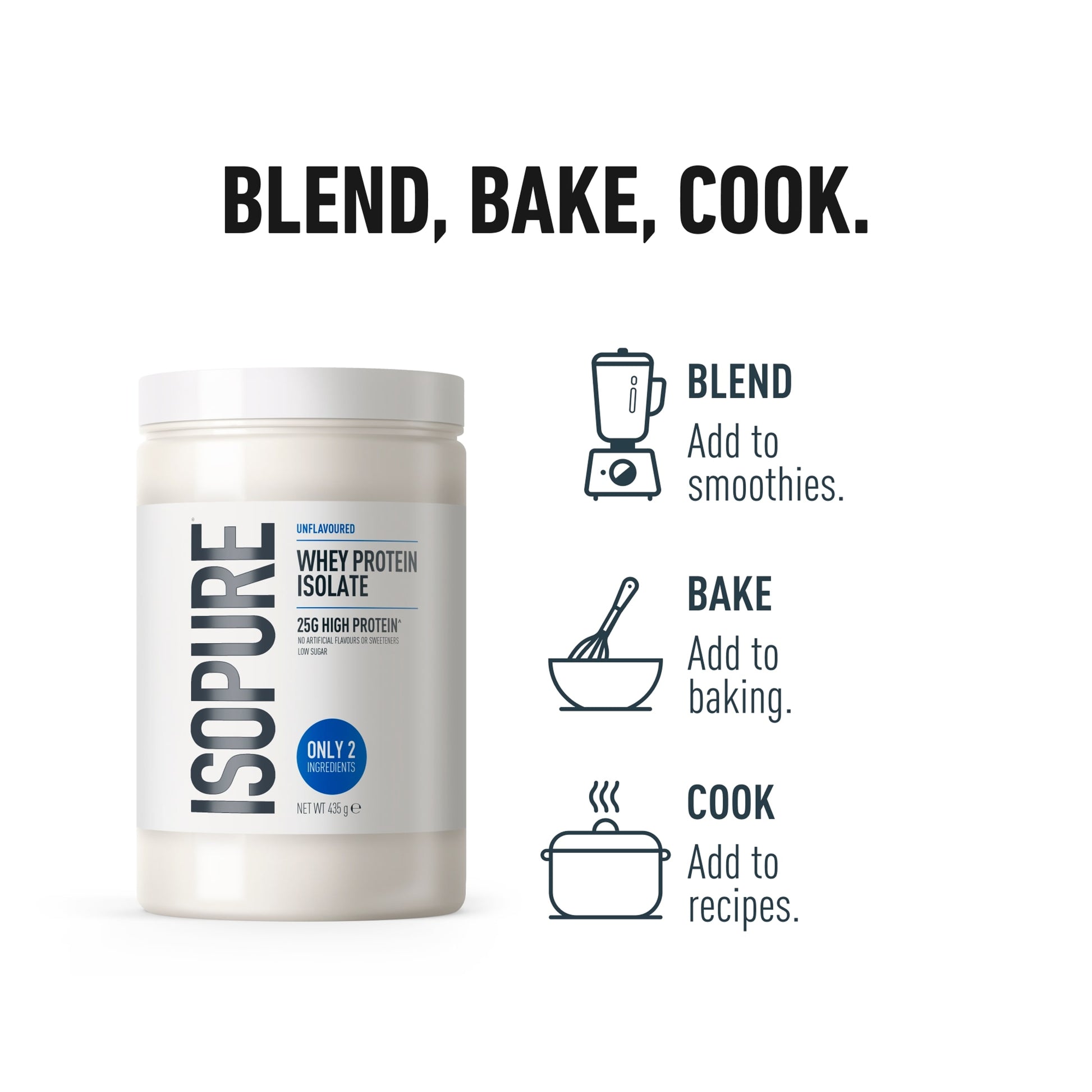 Isopure Whey Protein Isolate Unflavoured 435g — image 5