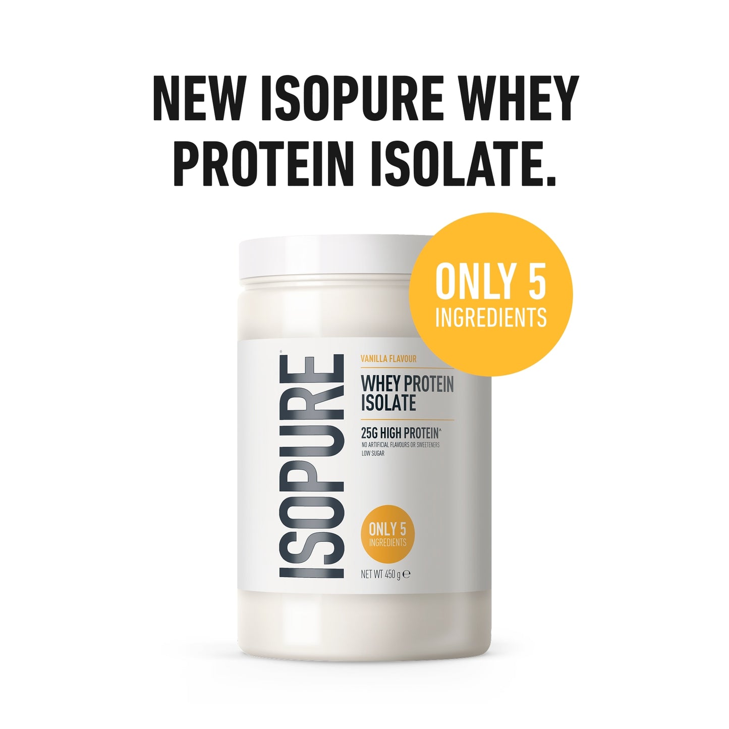 Isopure Whey Protein Isolate Vanilla 450g — image 3