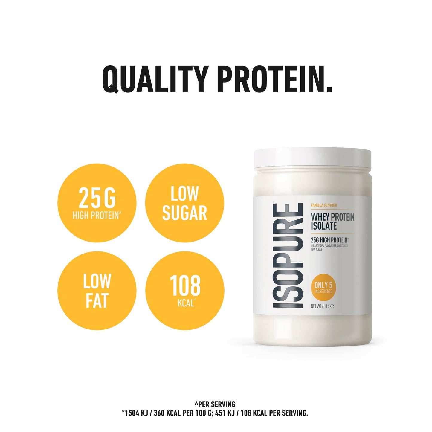 Isopure Whey Protein Isolate Vanilla 450g — image 4