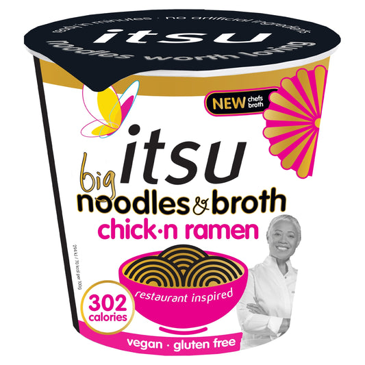 itsu BIG Chickn Ramen Noodles & Broth Pot 93g — image 1