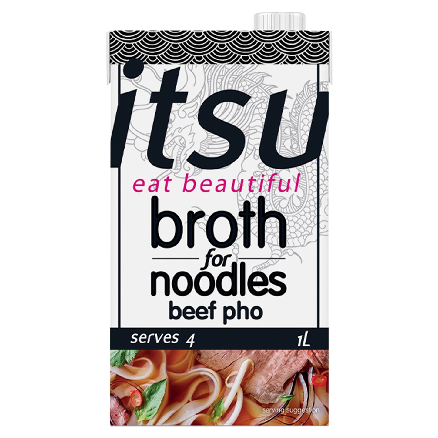 Itsu Broth For Noodles - Beef Pho 1L — image 1