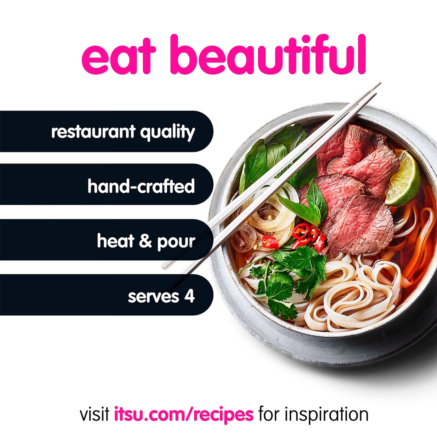Itsu Broth For Noodles - Beef Pho 1L — image 2