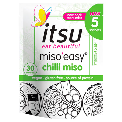 itsu chilli miso easy soups 5 Sachets 100g — image 1