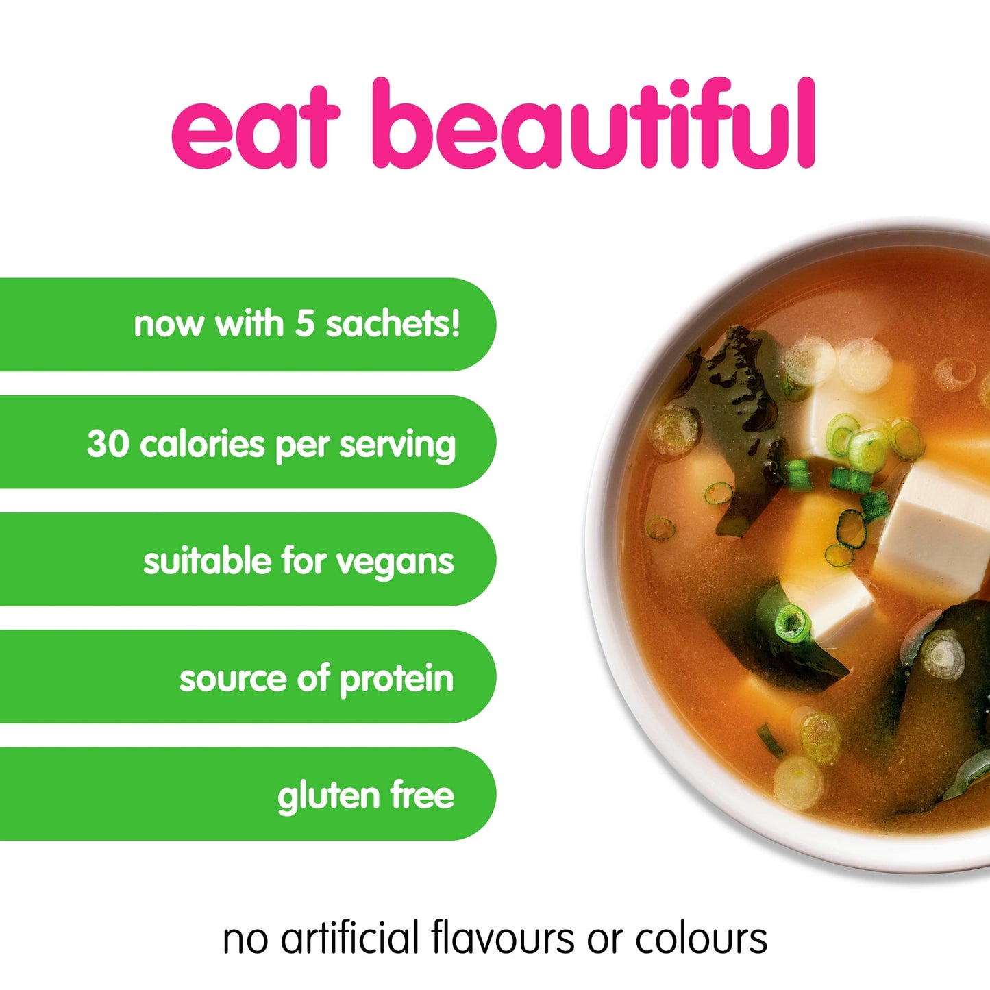 itsu chilli miso easy soups 5 Sachets 100g — image 2